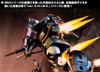 Bandai Robot Spirits Zaku II Ver ANIME Black Tri-Stars