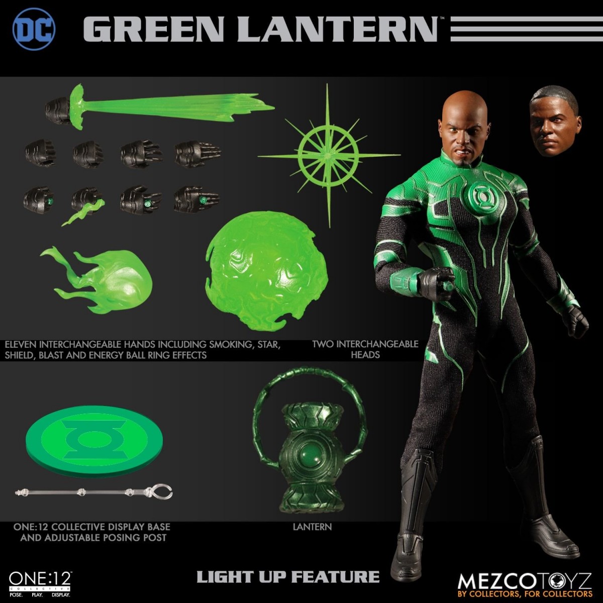 Mezco Toyz ONE12 COLLECTIVE John Stewart Green Lantern