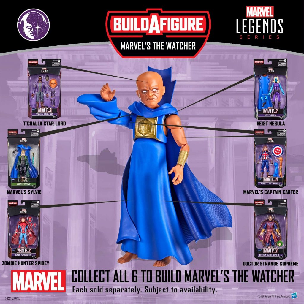 Marvel Legends Series What If Wave BAF The Watcher